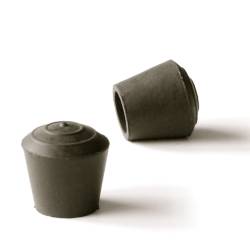 14 mm Diam. Gummi Kappen für Rundrohr 14 mm Aussendiameter - SCHWARZ