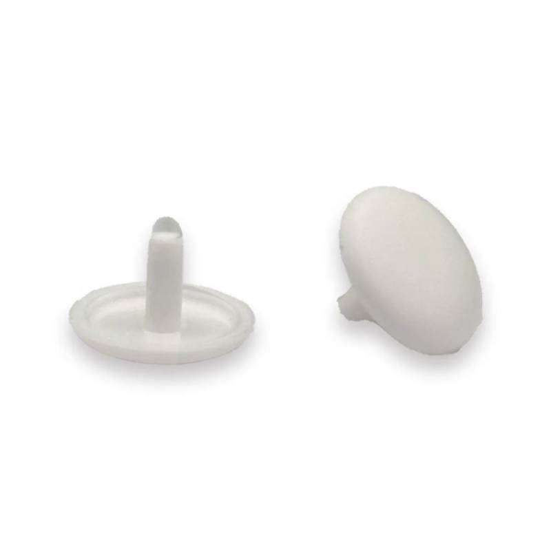 Bouchon Capuchon Obturateur Plastique Rond BLANC pour Trou Alésage Diamètre 2 mm - cache-obturateur - cache vis-finition – ajile