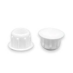 Tappo Copriforo di Plastica Tondo BIANCO per Buchi di Diametro 10 mm - tappi copriforo - coprivote-copridado - ajile