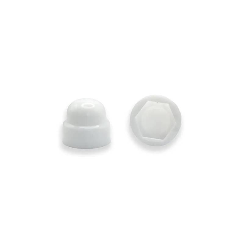Screw and Nut Covers, White, Gray, Black, in all common sizes