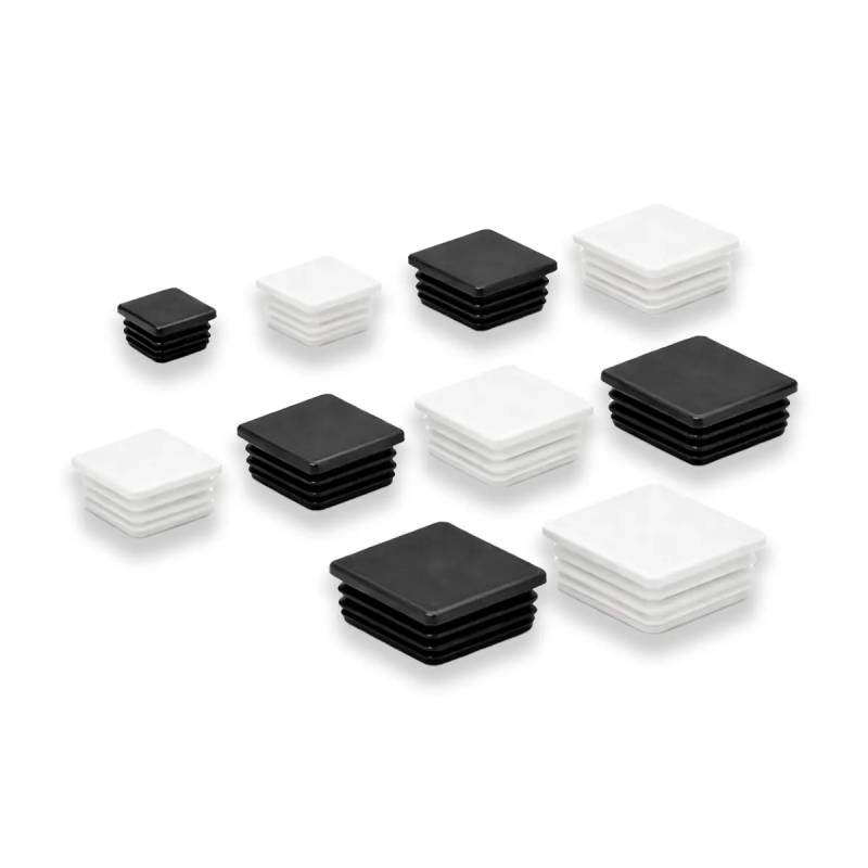 Tappo quadrato extra-piatto - Nero & Bianco - Ajile