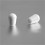 Puntale calzante diam. 6 mm di plastica per tubo 6 mm diam. esteriore - BIANCO