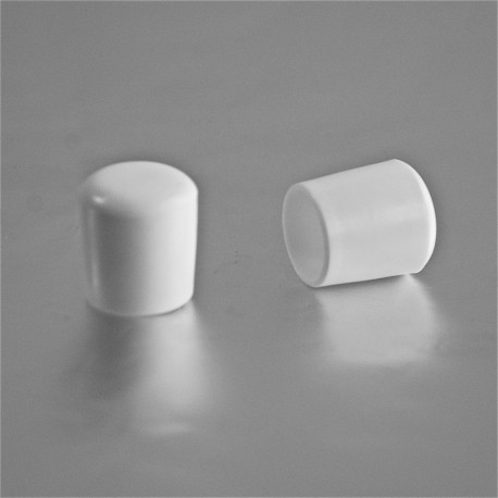 Embout enveloppant rond diam. 14 mm Plastique BLANC