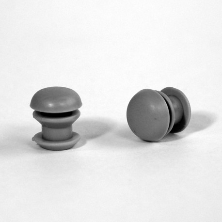Inserto diam. 12 mm rotondo a lamelle per tubo 12 mm diam. esteriore - GRIGIO