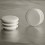 Round ribbed insert for tubes diam. 35 mm WHITE plastic