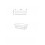 Inserto 35 x 20 mm rettangulare a lamelle per tubo 35 x 20 mm dim. esteriore - GRIGIO