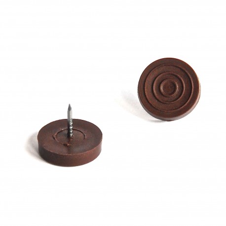 26 mm diam. Nagelgleiter mit Kunststoffgleitfläche - BRAUN