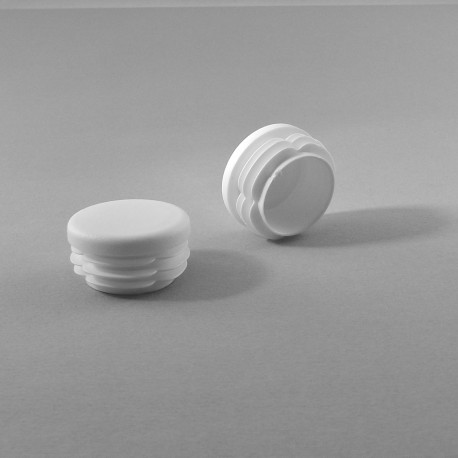 Embout rond à ailettes diam. 32 mm Plastique BLANC