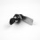 Panel lock with key 1333 BLACK polyamide head.