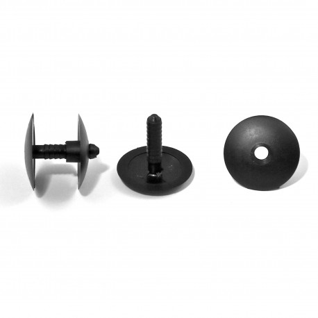 Clip Assemblage Panneaux épaisseur 6 à 22 mm NOIR tête diam. 30 mm - Ajile Clip Assemblage Panneaux épaisseur 6 à 22 mm NOIR tête diam. 30 mm - Ajile