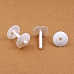 Thick. 20 to 40 mm ratcheting action rivet for carton/panel assembling - Plastic - WHITE - Ajile 2