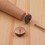 30 mm diameter screw-on Felt Glide - GREY