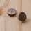24 mm diameter screw-on Felt Glide - GREY