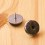 30 mm diameter screw-on Felt Glide - GREY