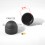 M14 diam. - 22 mm key nut-bolt domed cap for protection, safety - BLACK