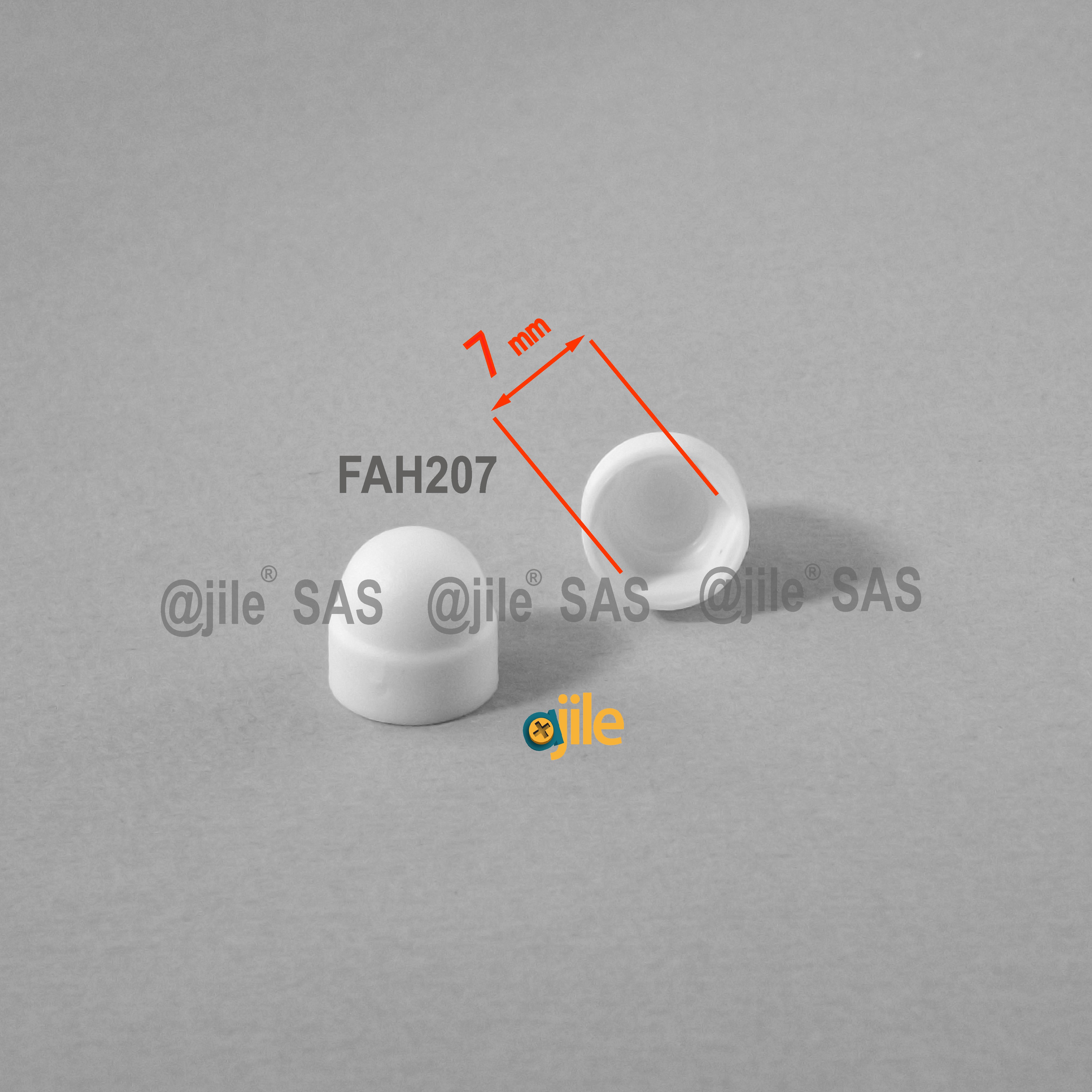 ajile - 20 pièces - Cache vis écrou de protection M12 clef de 19 mm -  plastique NOIR - FAH119 : : Bricolage