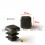 Inserto 16 x 16 mm a lamelle quadrato per tubo 16 x 16 mm dim. esteriore - NERO