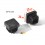 20 x 20 mm Lamellen-Stopfen für Vierkantröhre mit 20 x 20 mm Aussenmass - SCHWARZ