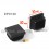 Inserto 30 x 30 mm a lamelle quadrato con filetto interno per tubo 30 x 30 mm dim. esteriore - NERO
