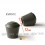 Puntale calzante diam. 12 mm di gomma per tubo 12 mm diam. esteriore - NERO