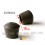 Embout enveloppant rond diam. 18 mm Caoutchouc NOIR