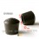 Puntale calzante diam. 30 mm di gomma per tubo 30 mm diam. esteriore - NERO