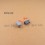 Inserto 30 x 15 mm rettangulare a lamelle per tubo 30 x 15 mm dim. esteriore - GRIGIO