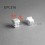 Inserto 16 x 16 mm a lamelle quadrato per tubo 16 x 16 mm dim. esteriore - BIANCO
