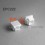 Inserto 22 x 22 mm a lamelle quadrato per tubo 22 x 22 mm dim. esteriore - BIANCO