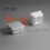 Inserto 50 x 50 mm a lamelle quadrato per tubo 50 x 50 mm dim. esteriore - BIANCO