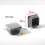 Square ribbed insert for tubes 30 x 30 mm GREY plastic