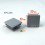 Inserto 50 x 50 mm a lamelle quadrato per tubo 50 x 50 mm dim. esteriore - GRIGIO