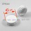 Round ribbed insert for tubes diam. 45 mm WHITE plastic