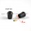 Embout enveloppant rond diam. 8 mm Plastique NOIR
