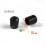 Puntale calzante diam. 10 mm di plastica per tubo 10 mm diam. esteriore - NERO