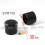 Round ferrule diam. 30 mm BLACK plastic floor protector