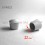 Embout enveloppant rond diam. 22 mm Caoutchouc BLANC