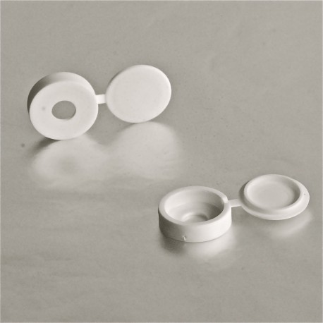 Cache pour vis de diamètre 6 mm BLANC