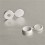Tappo diam. 5 a 6 mm coprivite M6 con linguetta - BIANCO