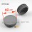 Inserto diam. 60 mm rotondo a lamelle per tubo 60 mm diam. esteriore - GRIGIO