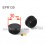 Inserto diam. 30 mm rotondo a lamelle per tubo 30 mm diam. esteriore - NERO