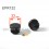 Inserto diam. 22 mm rotondo a lamelle per tubo 22 mm diam. esteriore - NERO