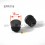 Round ribbed insert for tubes diam. 16 mm BLACK plastic