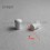 Embout enveloppant rond diam. 7 mm Plastique BLANC