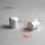 Embout enveloppant rond diam. 14 mm Plastique BLANC