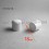 Embout enveloppant rond diam. 18 mm Plastique BLANC