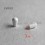 Puntale calzante diam. 3 mm di plastica per tubo 3 mm diam. esteriore - BIANCO