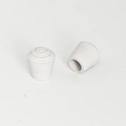 12 mm Diam. Gummi Kappen für Rundrohr 12 mm Aussendiameter - WEISS - Ajile 2