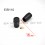 Embout enveloppant rond diamètre 16 mm pour usage intensif NOIR