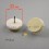 Round 32 mm diam. Heavy duty felt base nail glide - WHITE
